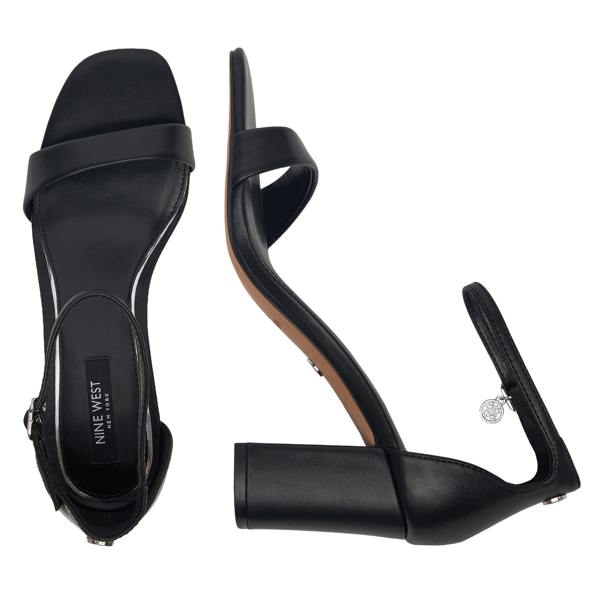 Nine West Сандали WFA2647-1 Черен
