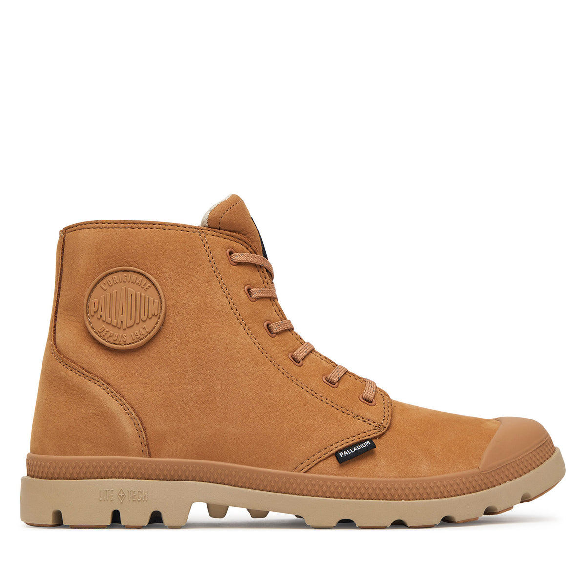 Palladium Туристически oбувки Pampa Lite+ Zip Wp+ 79577-252-M Кафяв
