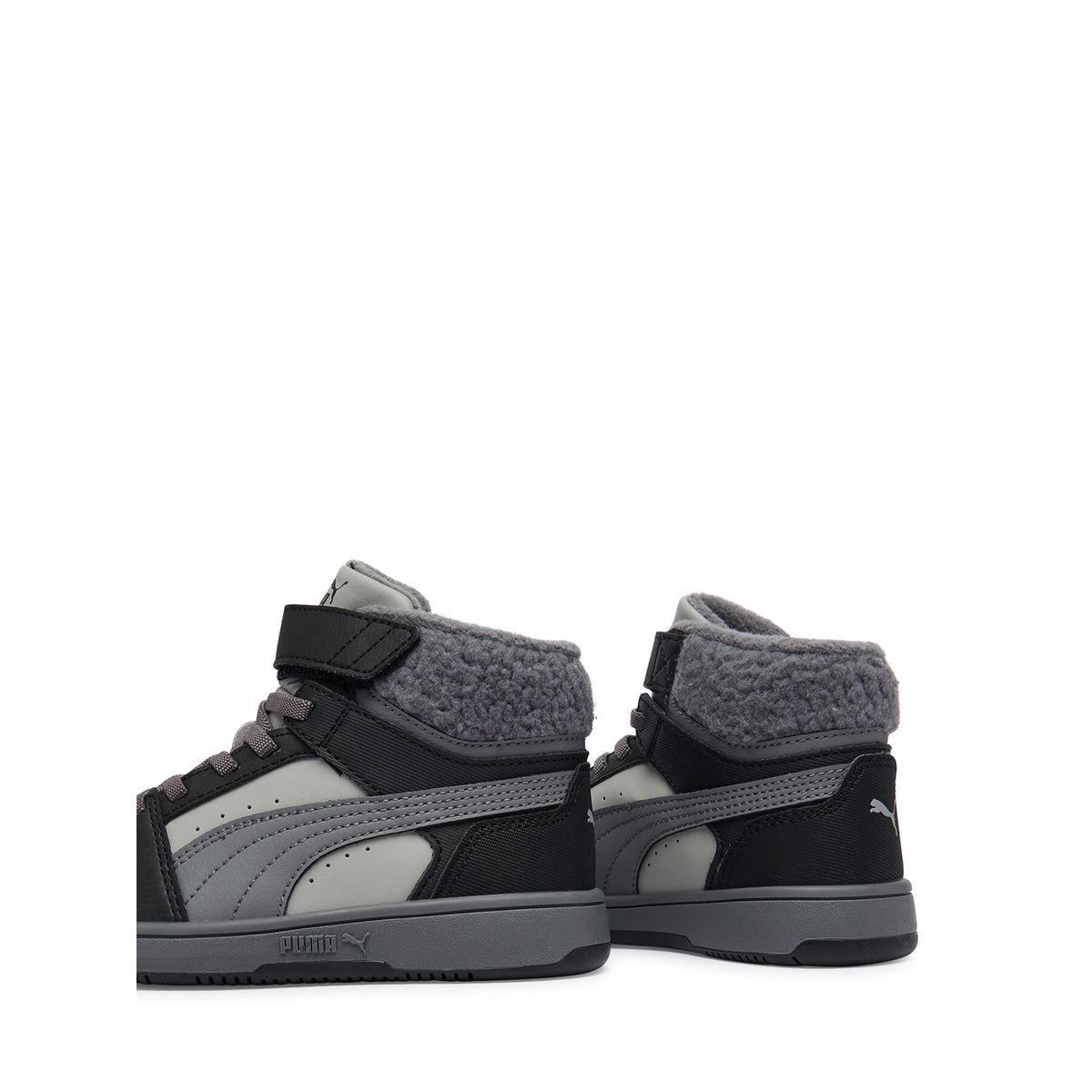 Puma Сникърси Rebound Slam Mid Cozy Ac+Ps 407729 Сив