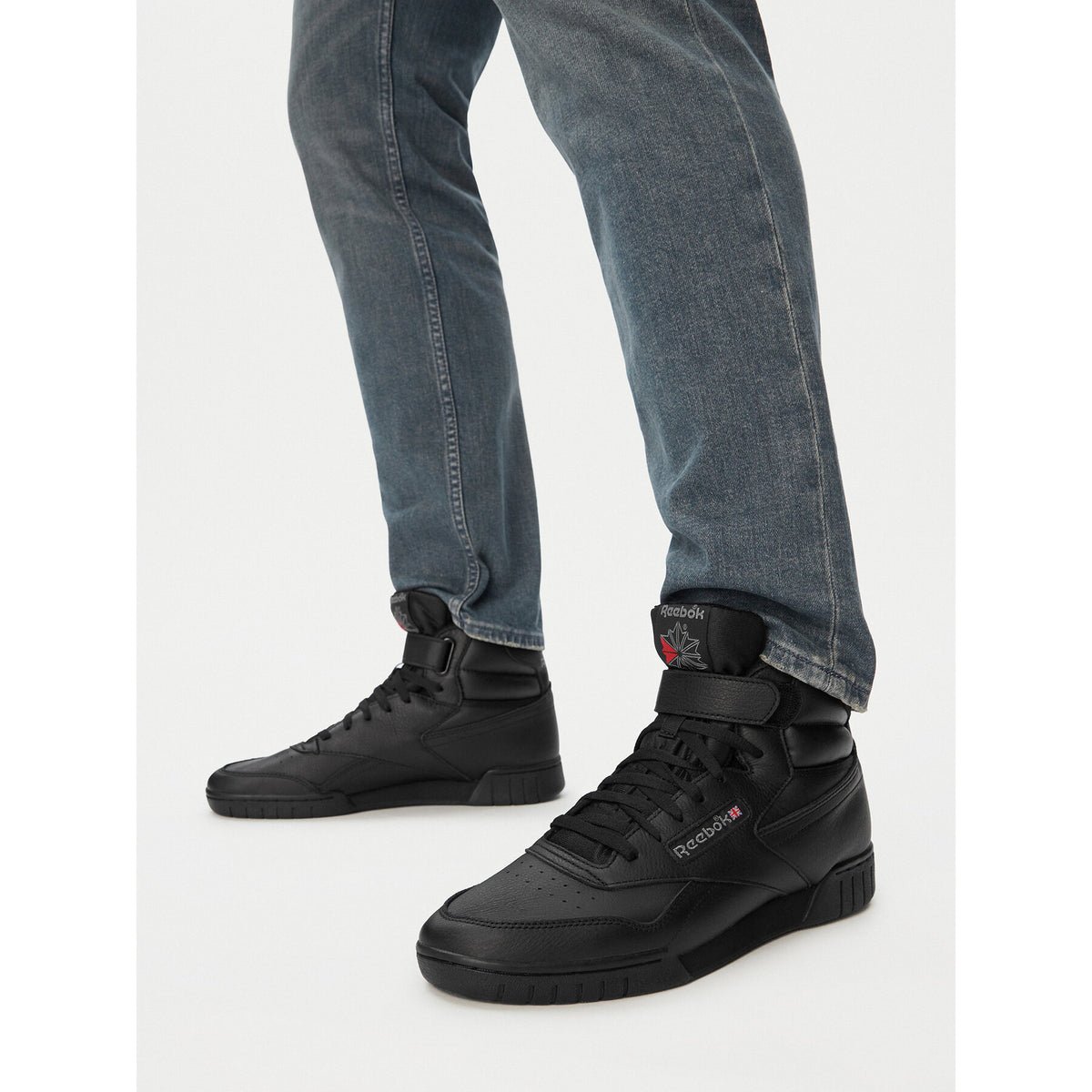 Reebok Сникърси EO-EX-O-FIT HI 100000109 Черен