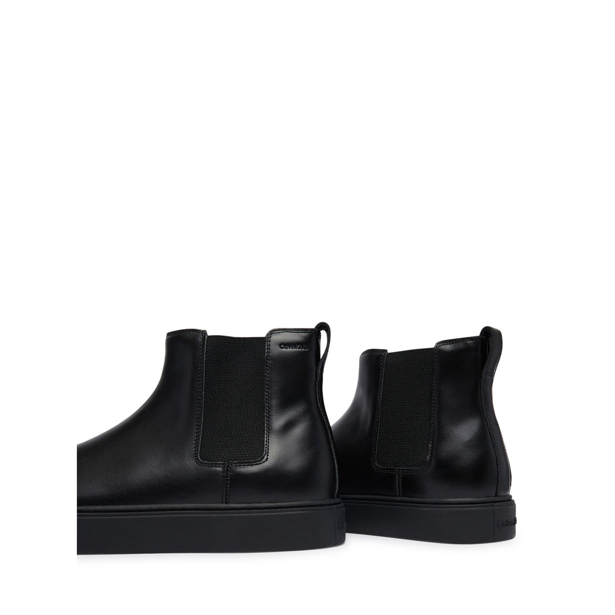 Calvin Klein Боти тип челси Hybrid Clean Chelsea Wax Lth HM0HM02253 Черен