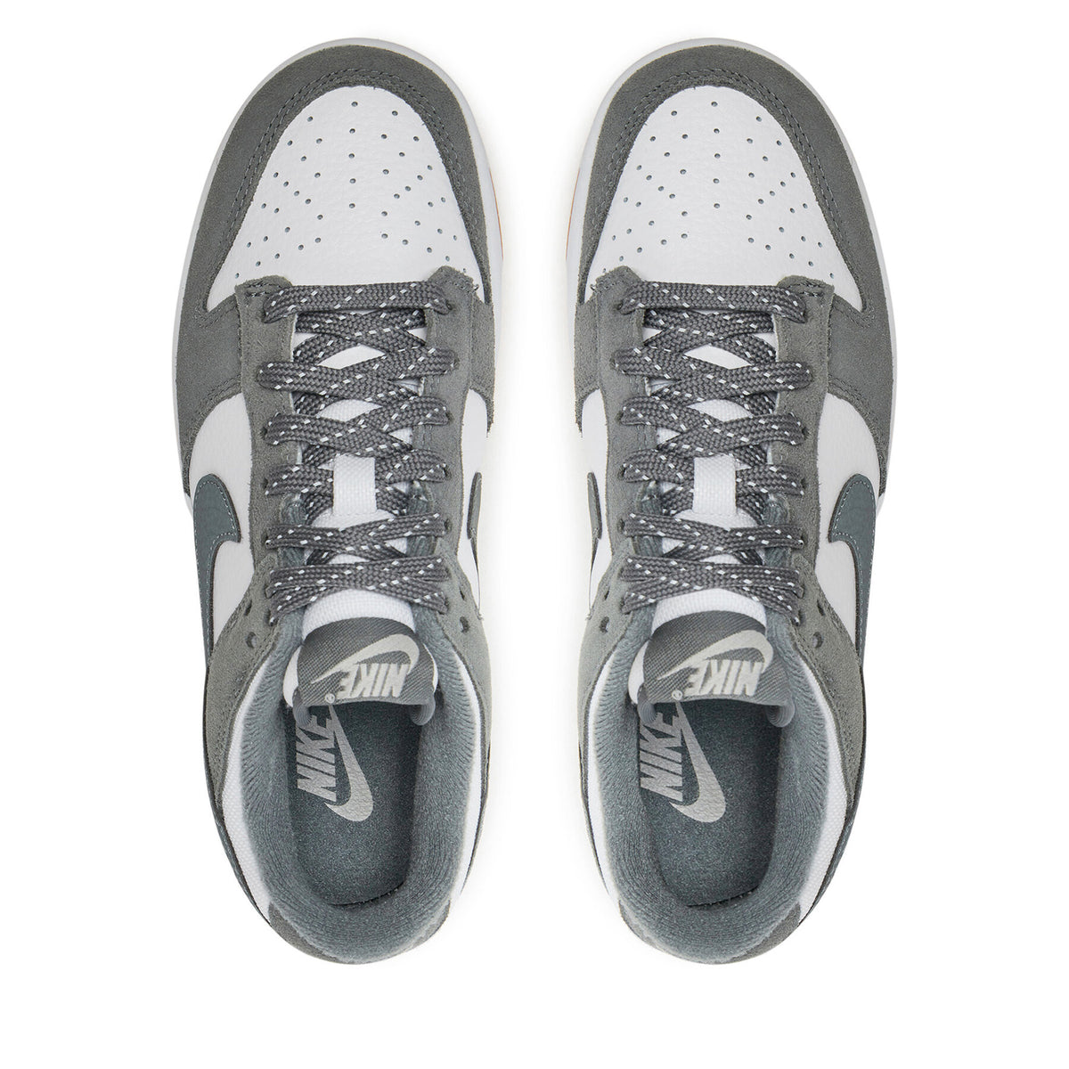 Nike Сникърси Dunk Low FV0389 100 Сив