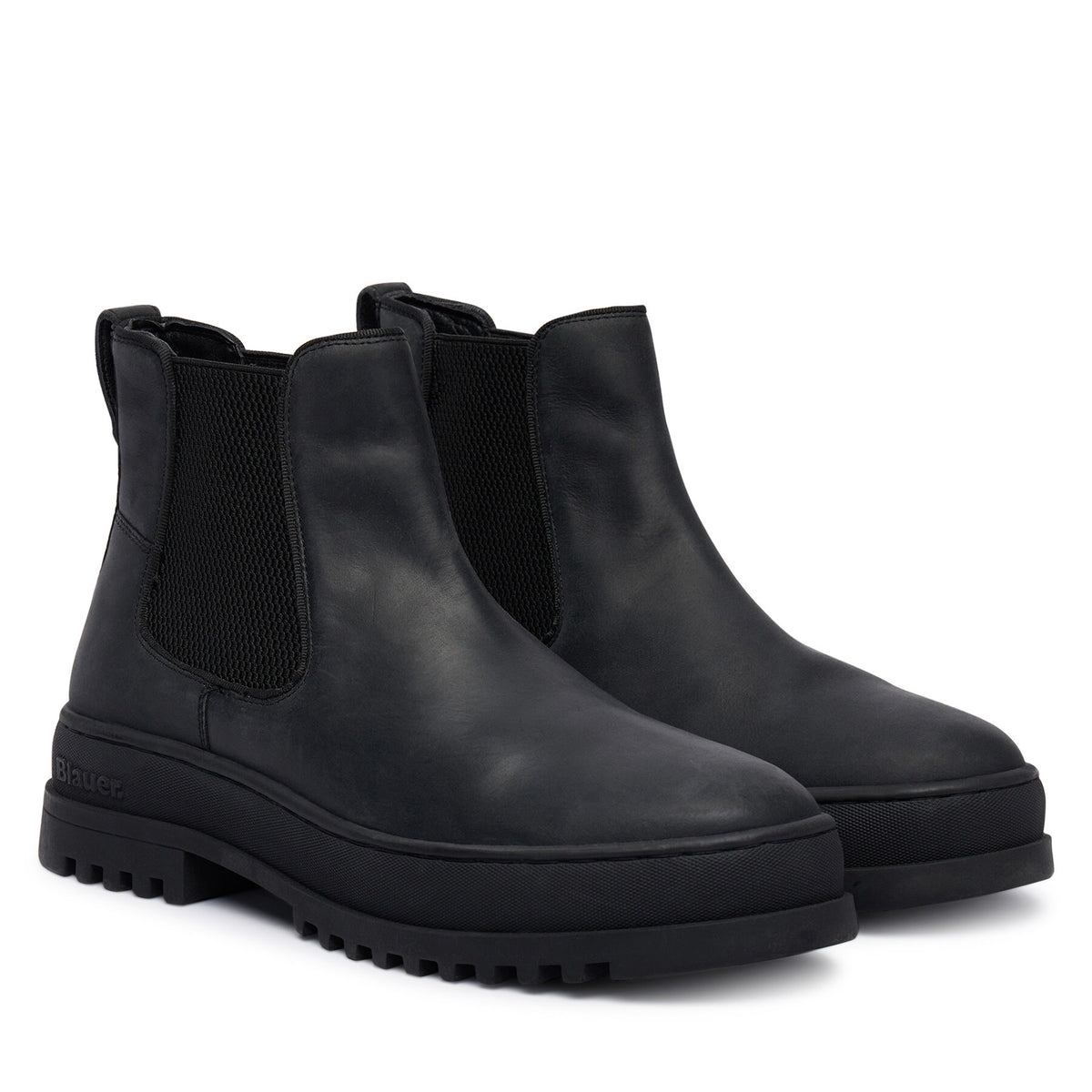 Blauer Боти тип челси F5IUKA02/LEA Черен