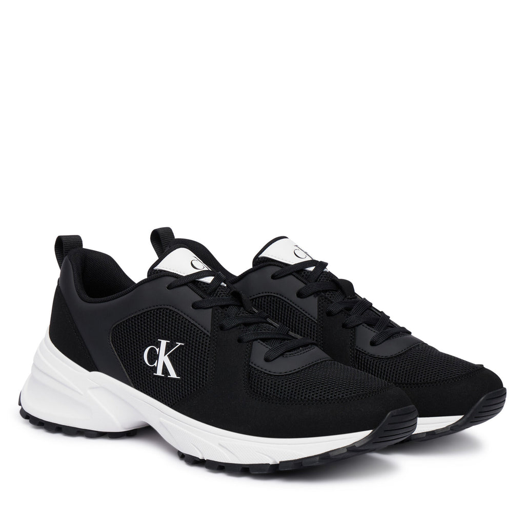 Calvin Klein Сникърси Hike Runner Lace Up Su Mesh HM0HM02448 Черен
