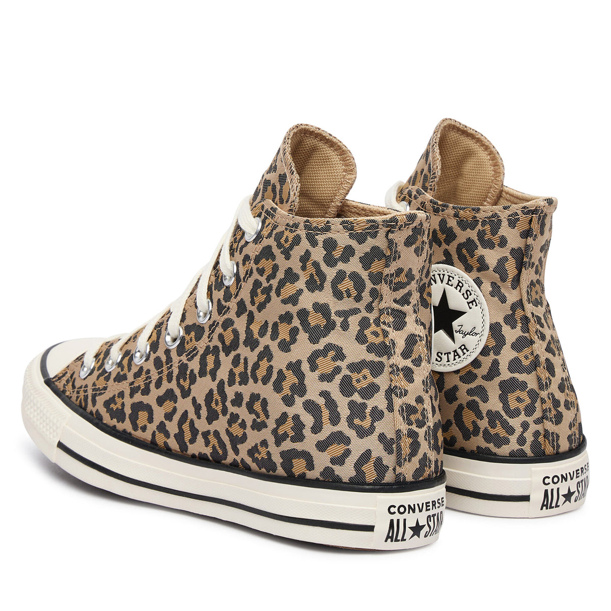 Converse Кецове Chuck Taylor All Star Leopard Jacquard A19181C Бежов