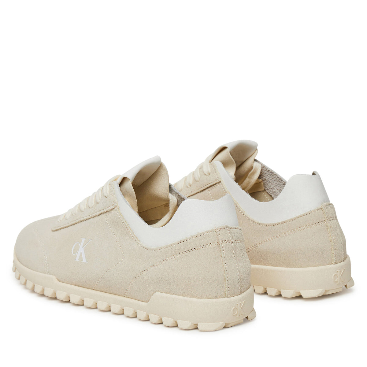 Calvin Klein Jeans Сникърси Low Profile Runner Mg Sue YW0YW01898 Бежов