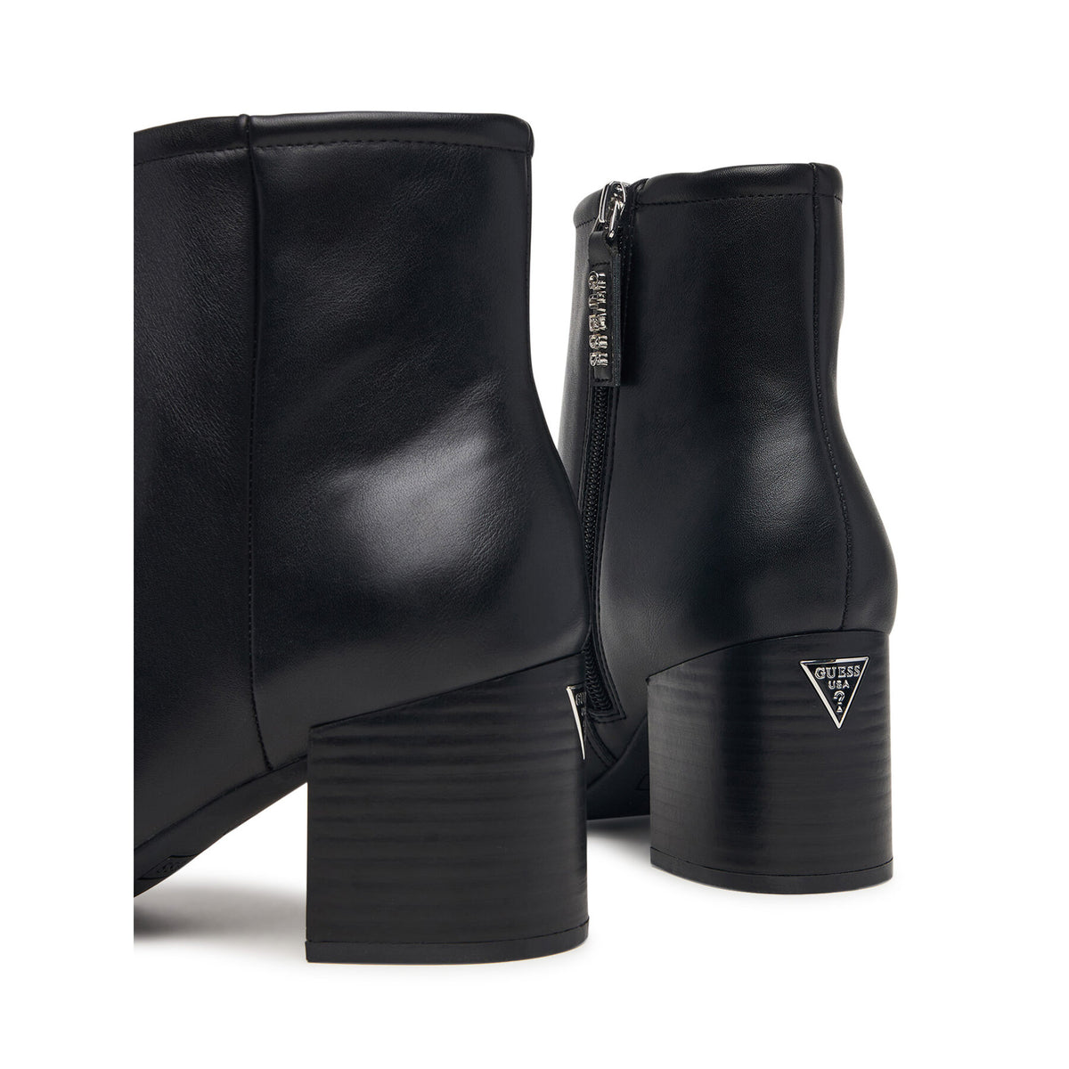 Guess Боти FLFALE LEA10 Черен