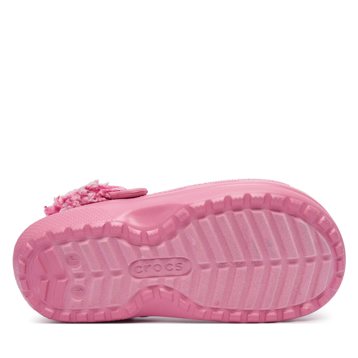 Crocs Чехли Classic Fleece Lined Clog K 212856 Розов