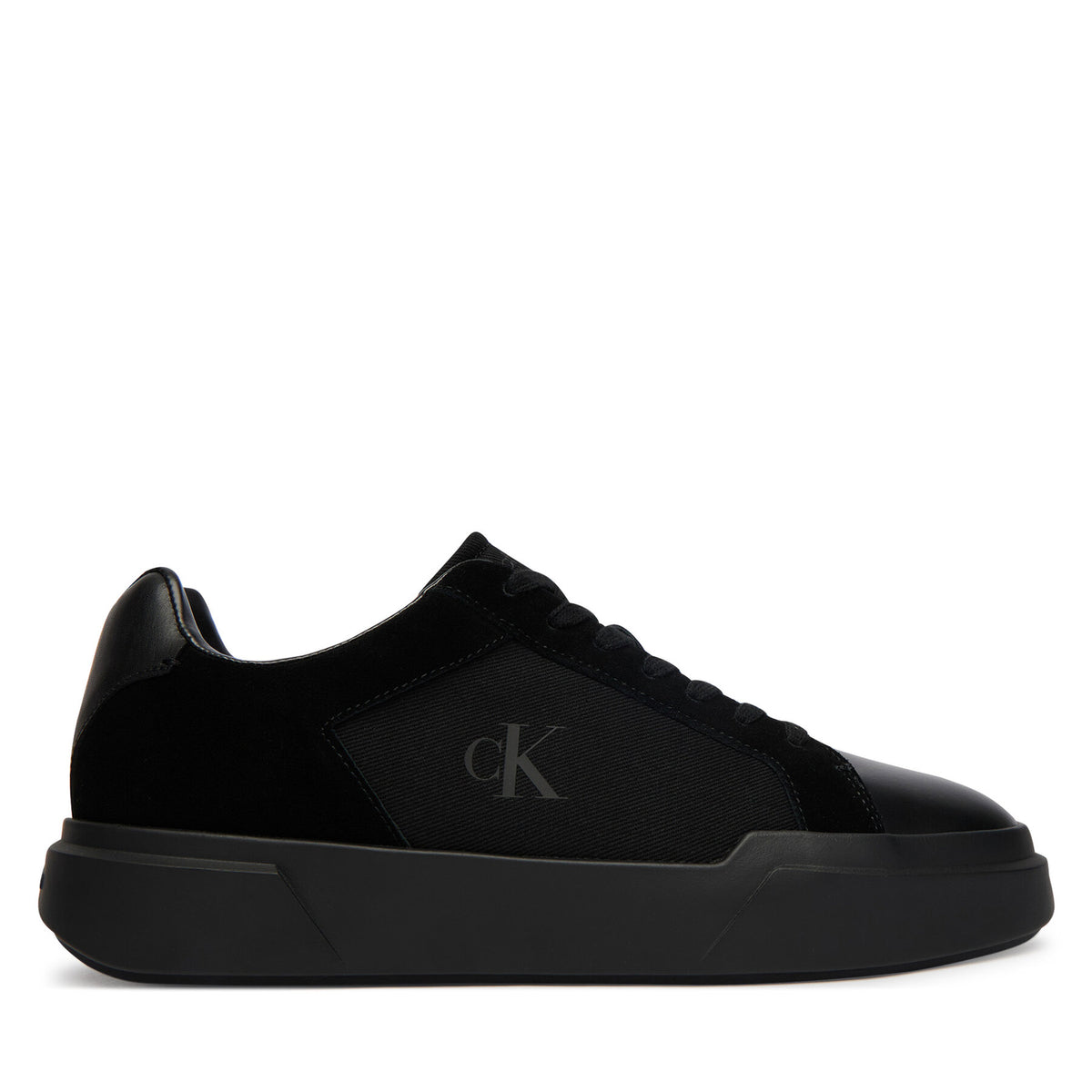Calvin Klein Сникърси Chunky Cupsole Laceup Cv Mix HM0HM02238 Черен