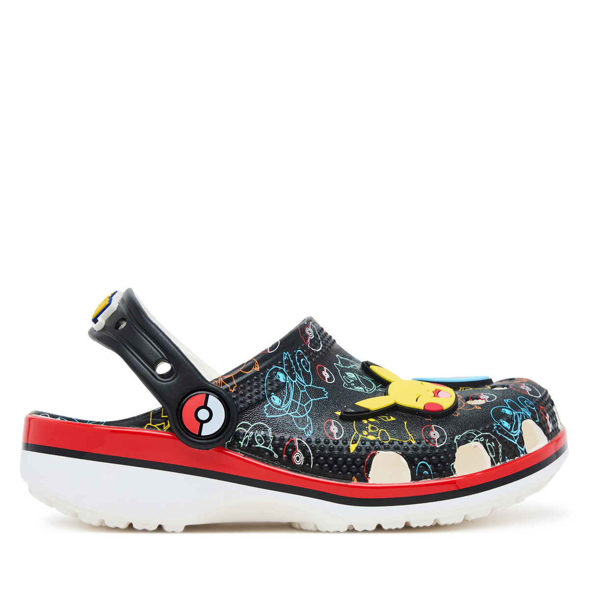 Crocs Чехли Pokémon Classic Clog 211344 Черен