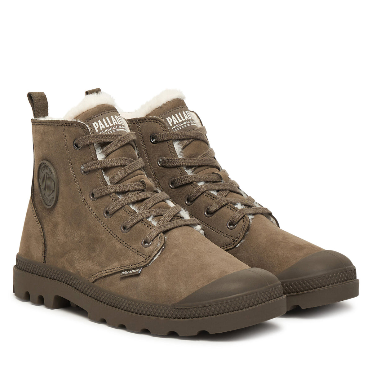 Palladium Туристически oбувки Pampa Hi Zip Wl 05982-281-M Каки