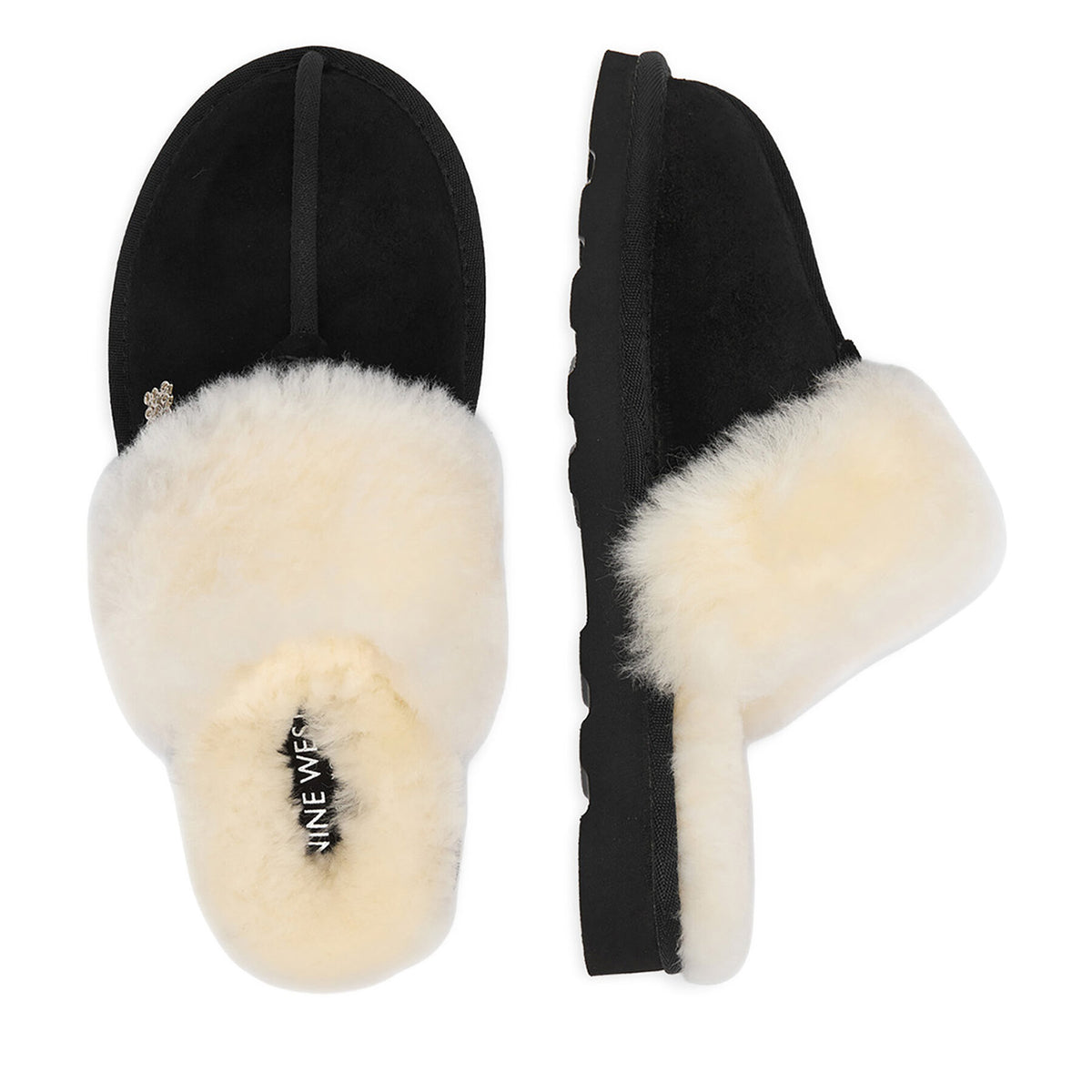 Nine West Пантофи CEO-TS6346-02 Черен