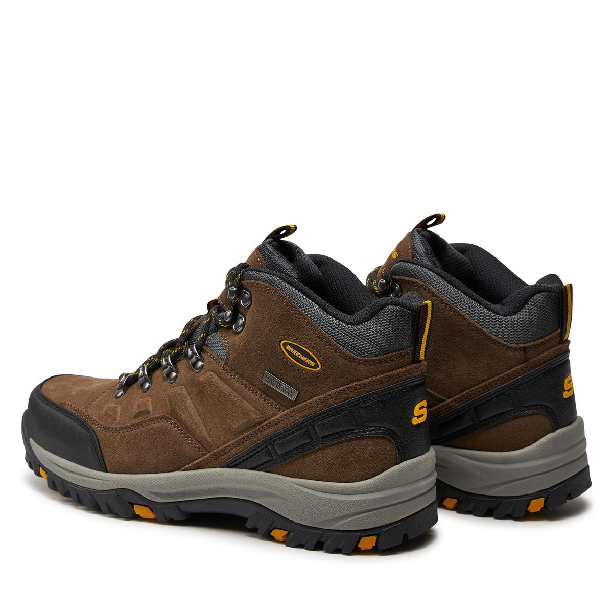 Skechers Туристически oбувки Pelmo 64869/KHK Кафяв