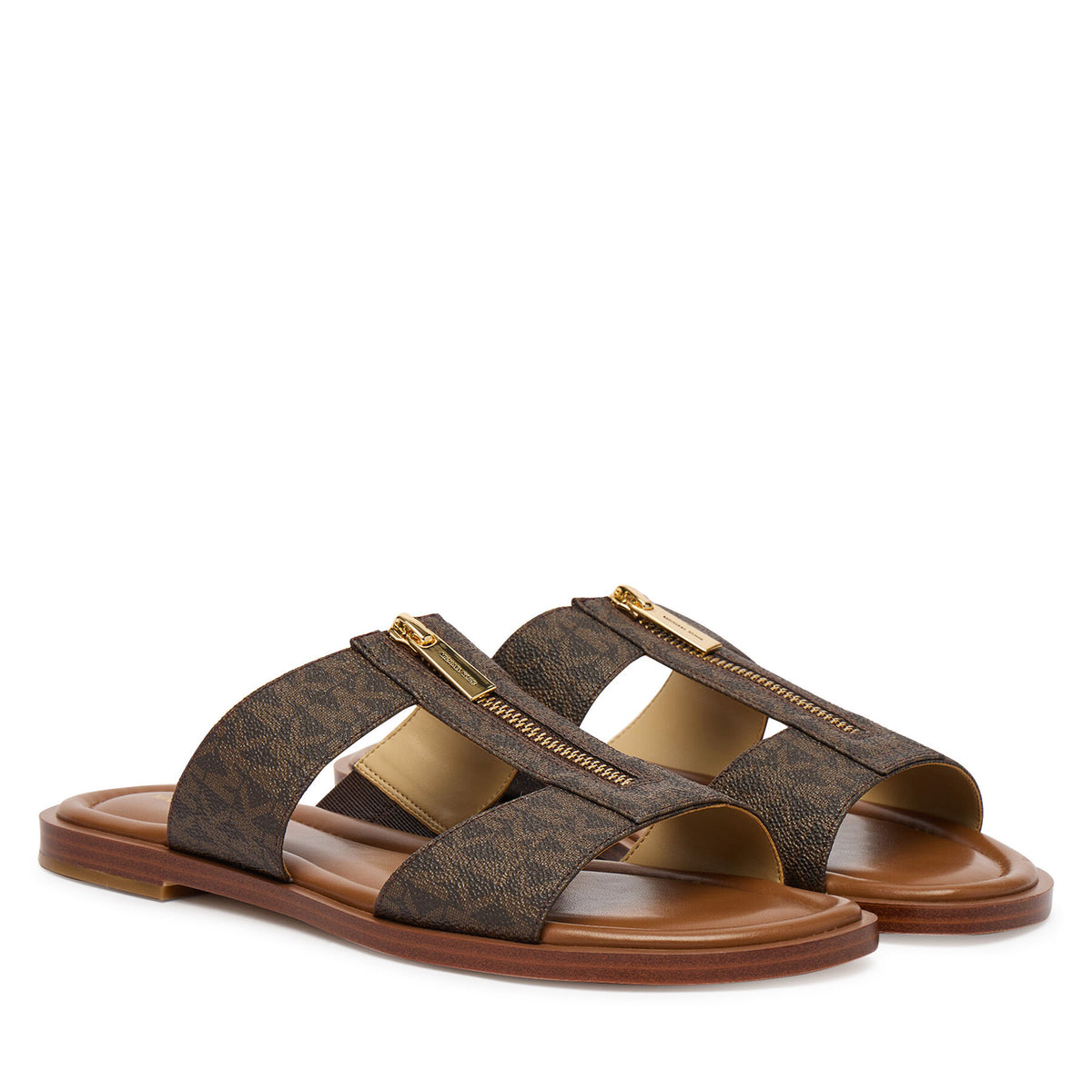 MICHAEL Michael Kors Чехли Berkley Flat 40S6BRFS1B Кафяв