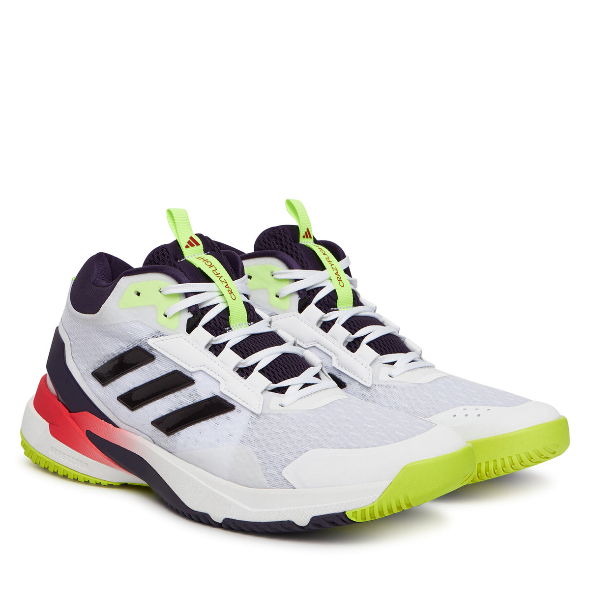 adidas Обувки за зала Crazyflight 6 Mid HP7037 Бял