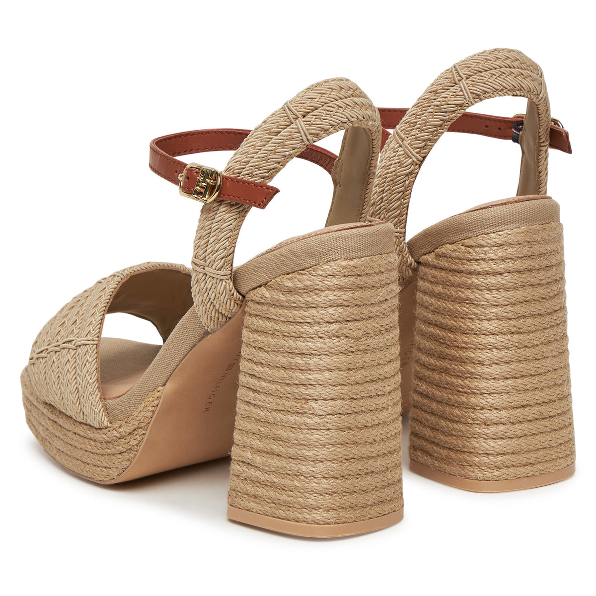 Tommy Hilfiger Еспадрили Rope Heel Platform Sandal FW0FW08425 Бежов