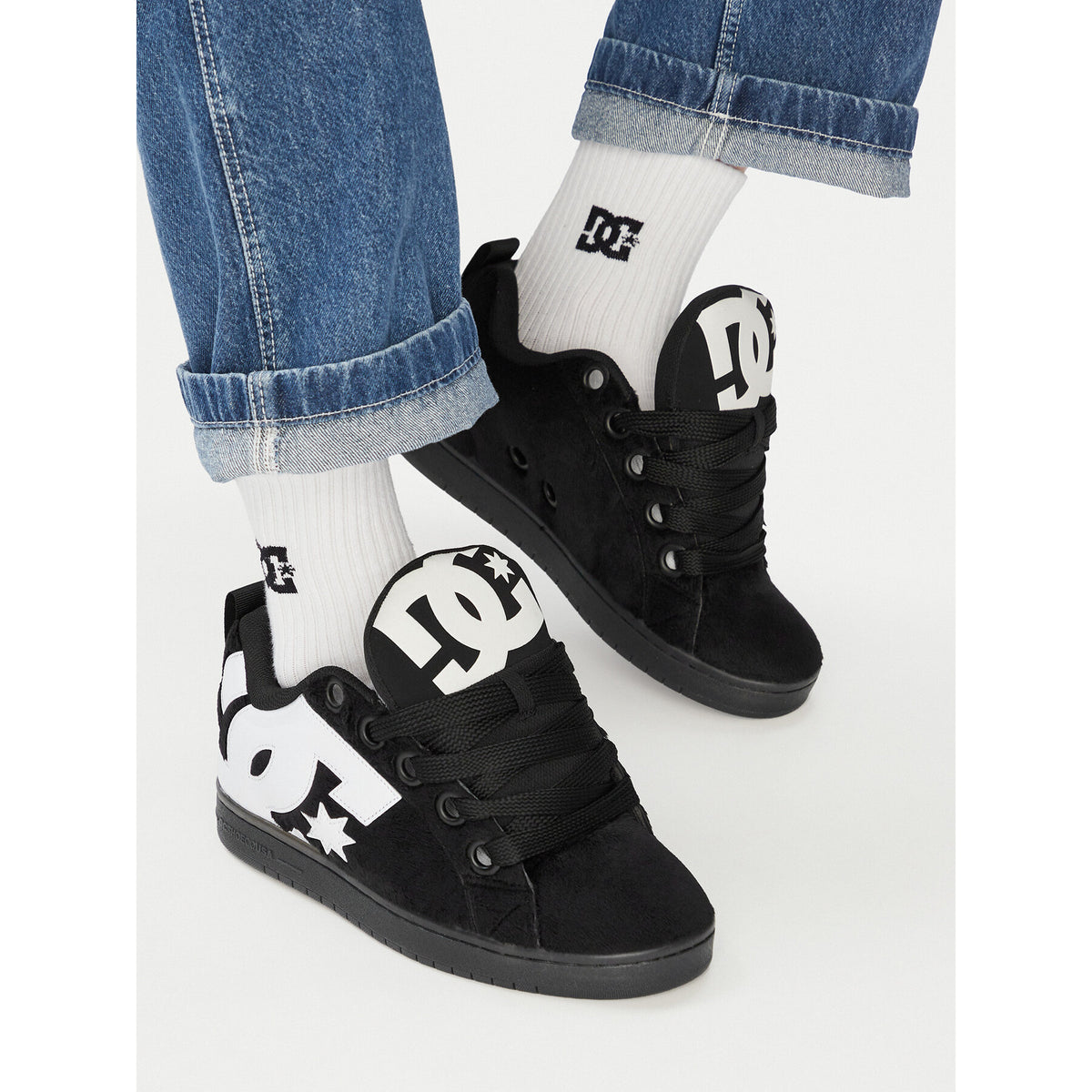 DC Shoes Сникърси EO-COURT GRAFFIK PUFF DC04304001 Черен