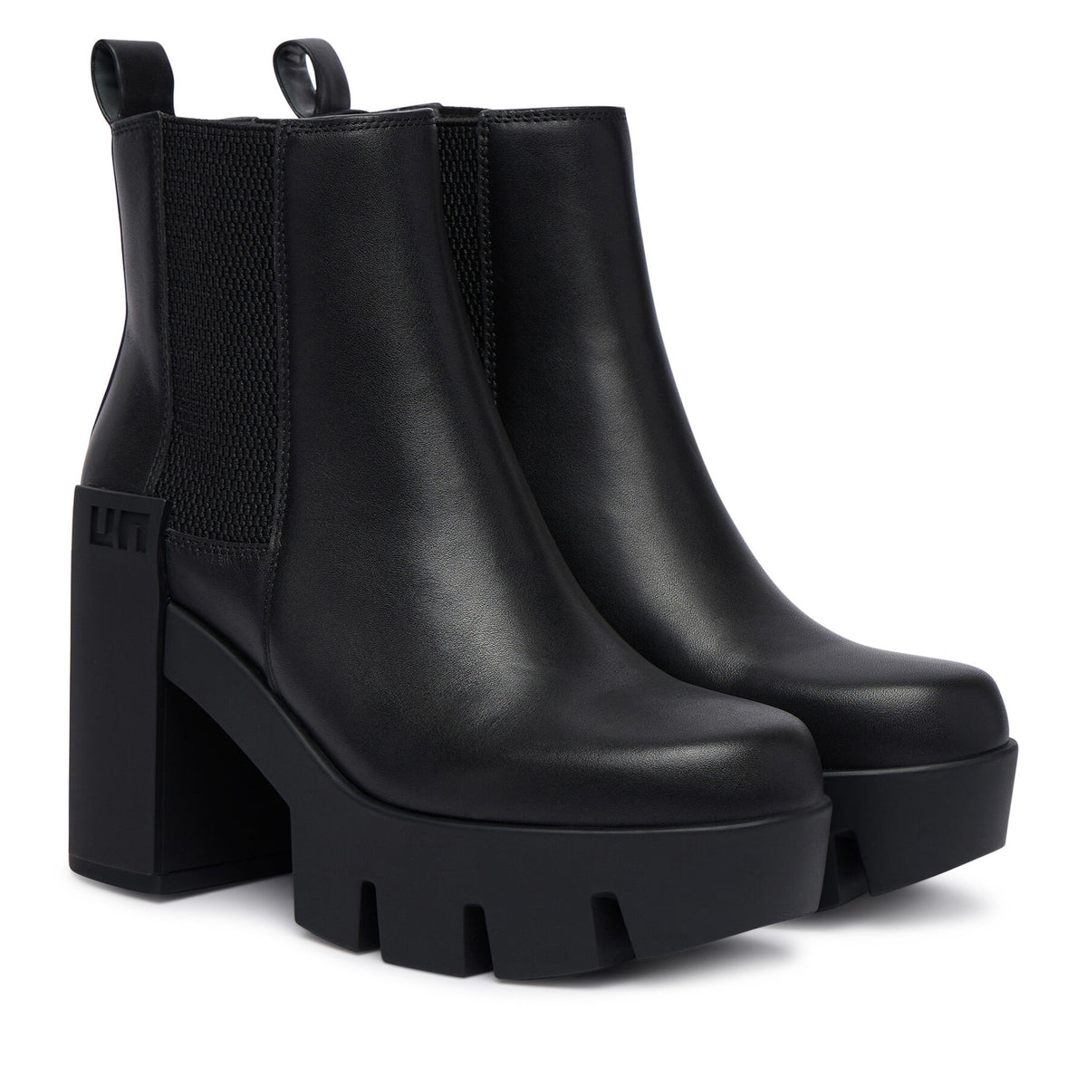 United Nude Боти Grip Chelsea Mid V 110330116 Черен