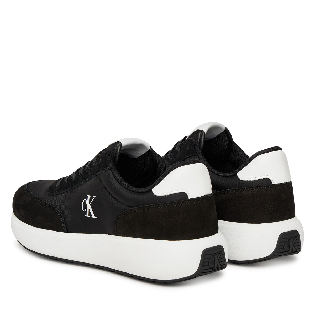 Calvin Klein Jeans Сникърси Athleisure Runner Laceup Ny-Su YM0YM01370 Черен
