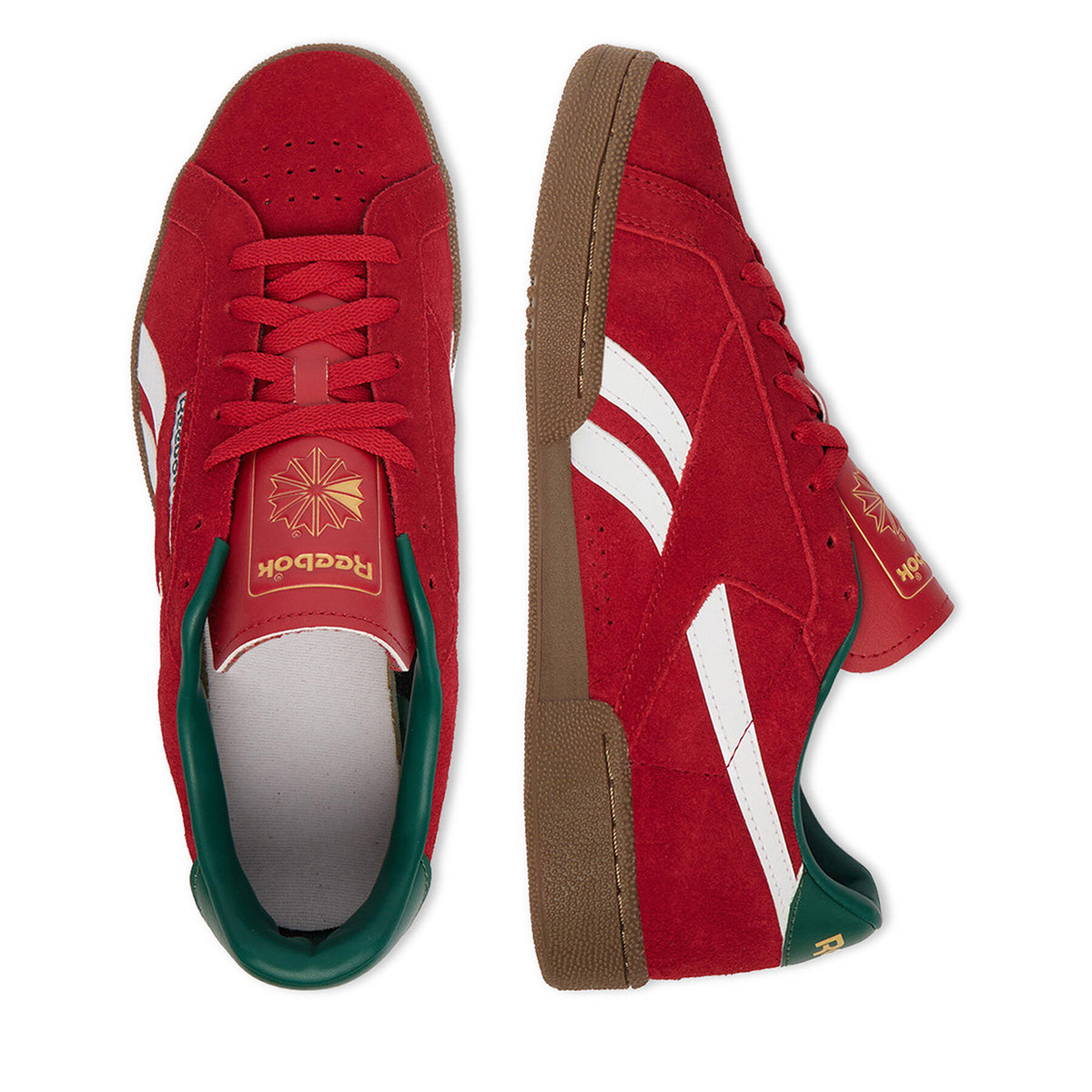 Reebok Сникърси EO-CLUB C GROUNDS UK 100244996 Червен