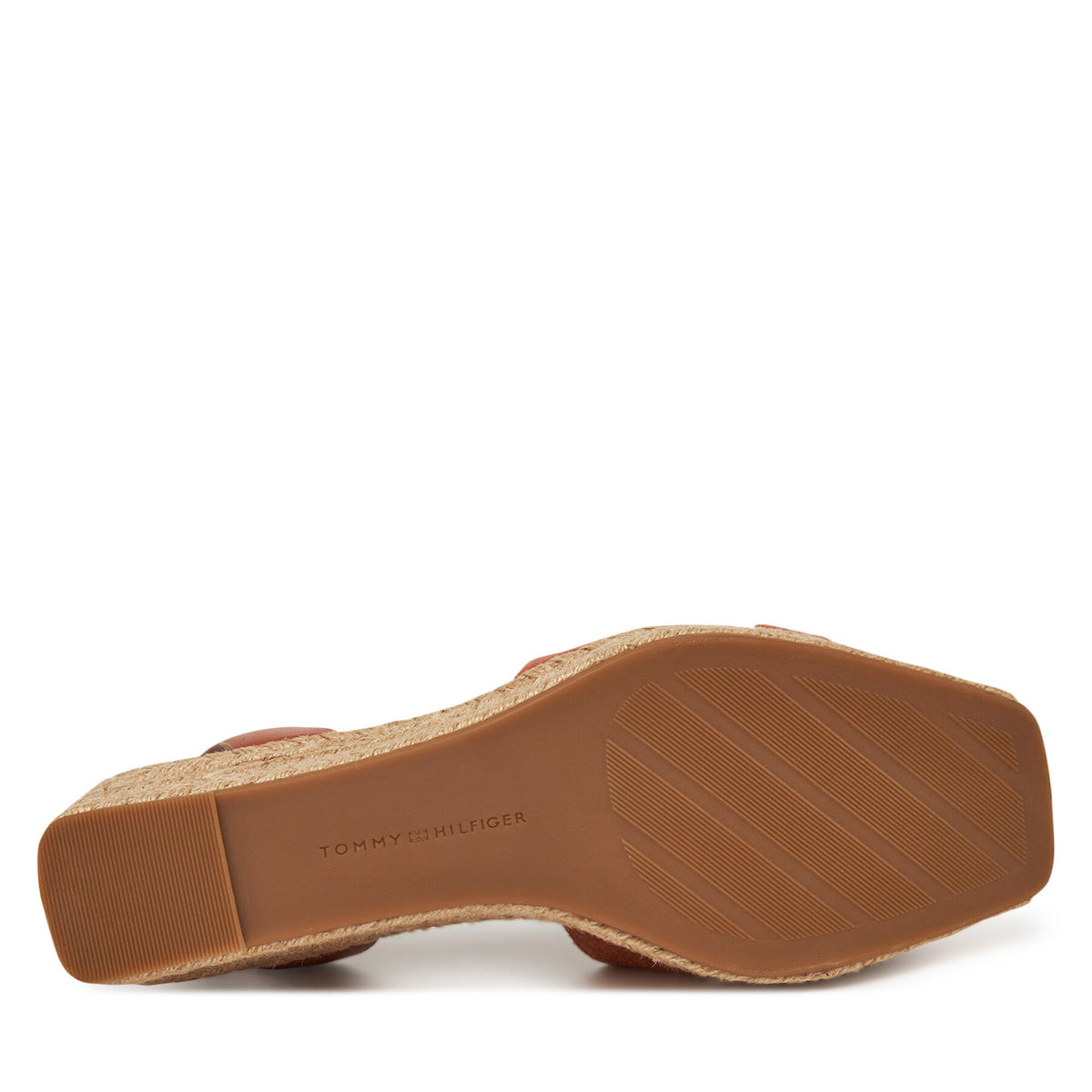 Tommy Hilfiger Еспадрили Leather & Suede Mid Wedge Espad FW0FW08804 Кафяв