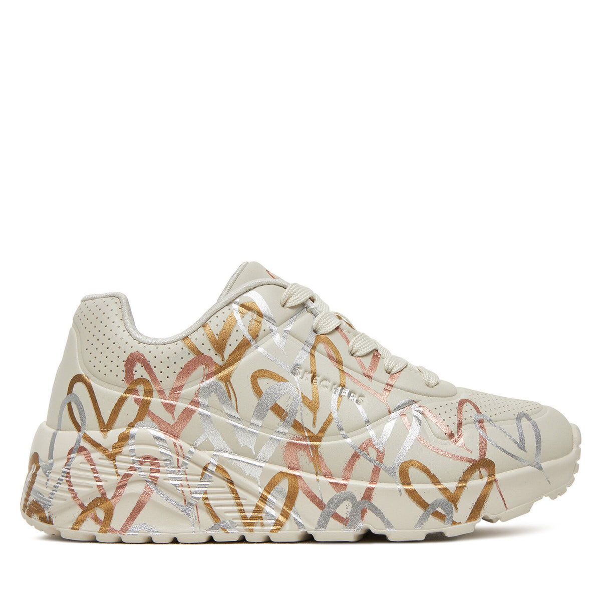 Skechers Сникърси Uno Lite - Metallic 314067L/NTMT Бежов