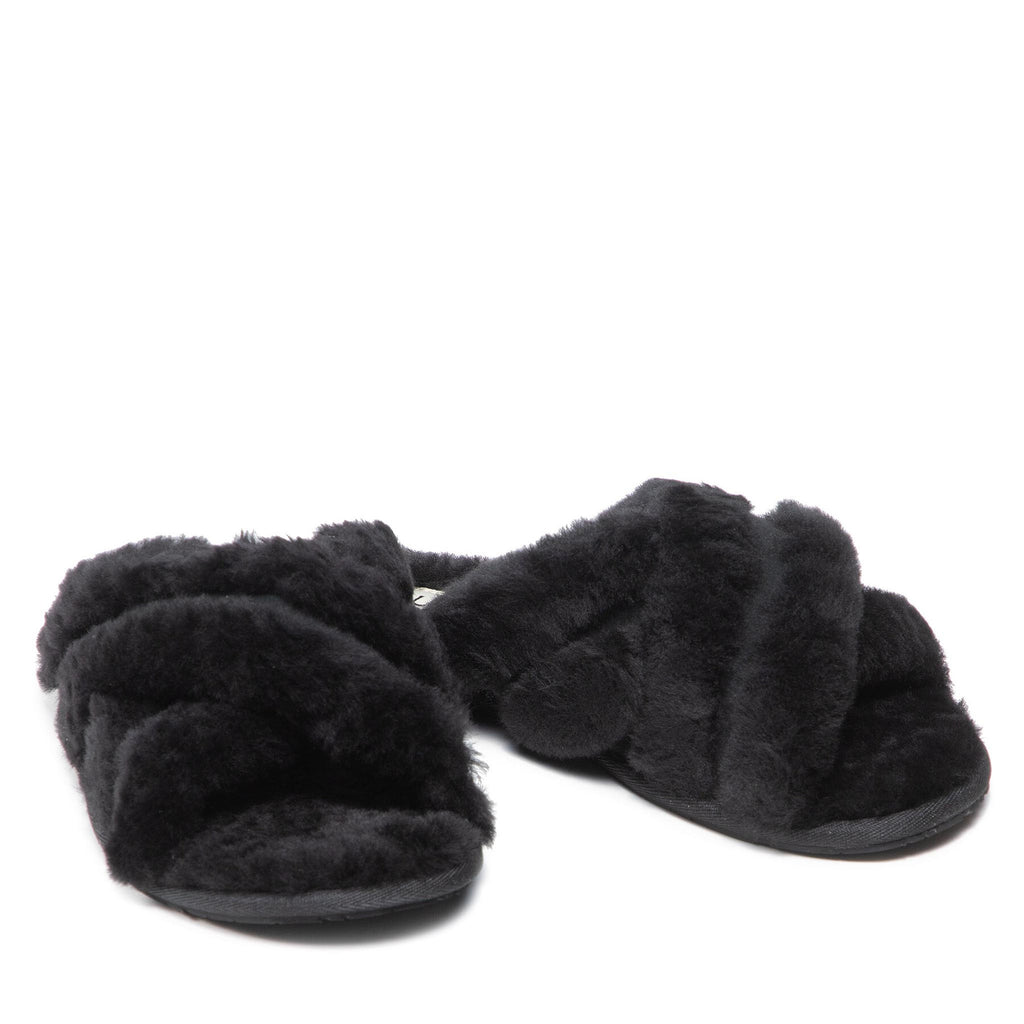 Ugg Пантофи W Scuffita 1123572 Черен