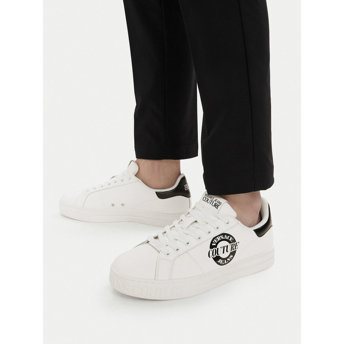 Versace Jeans Couture Сникърси 80YA3SK1 Бял