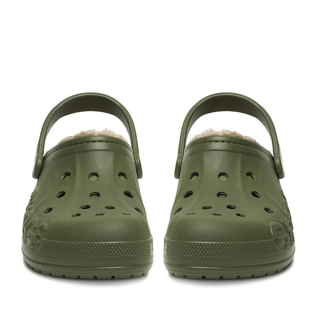Crocs Чехли C-BAYA LINED CLOG 205969-3TC Зелен
