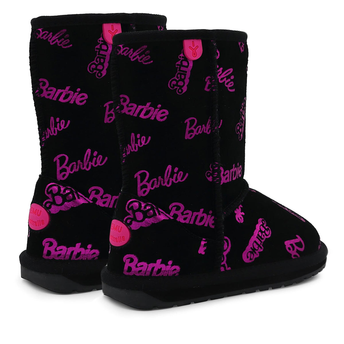 EMU Australia Апрески Barbie Wallaby Print Lo K12904 Черен