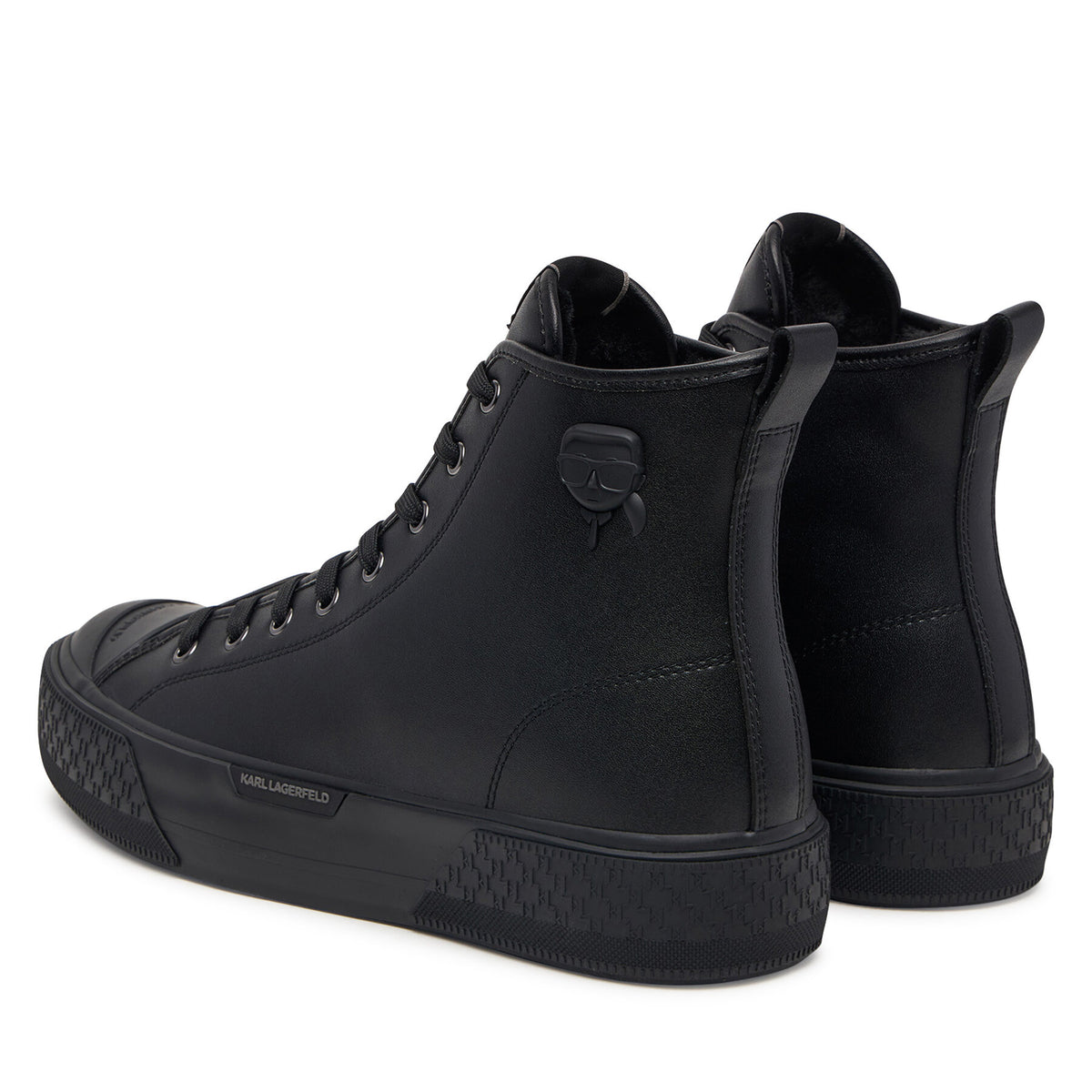 KARL LAGERFELD Сникърси Kampus Max KL50485L Черен