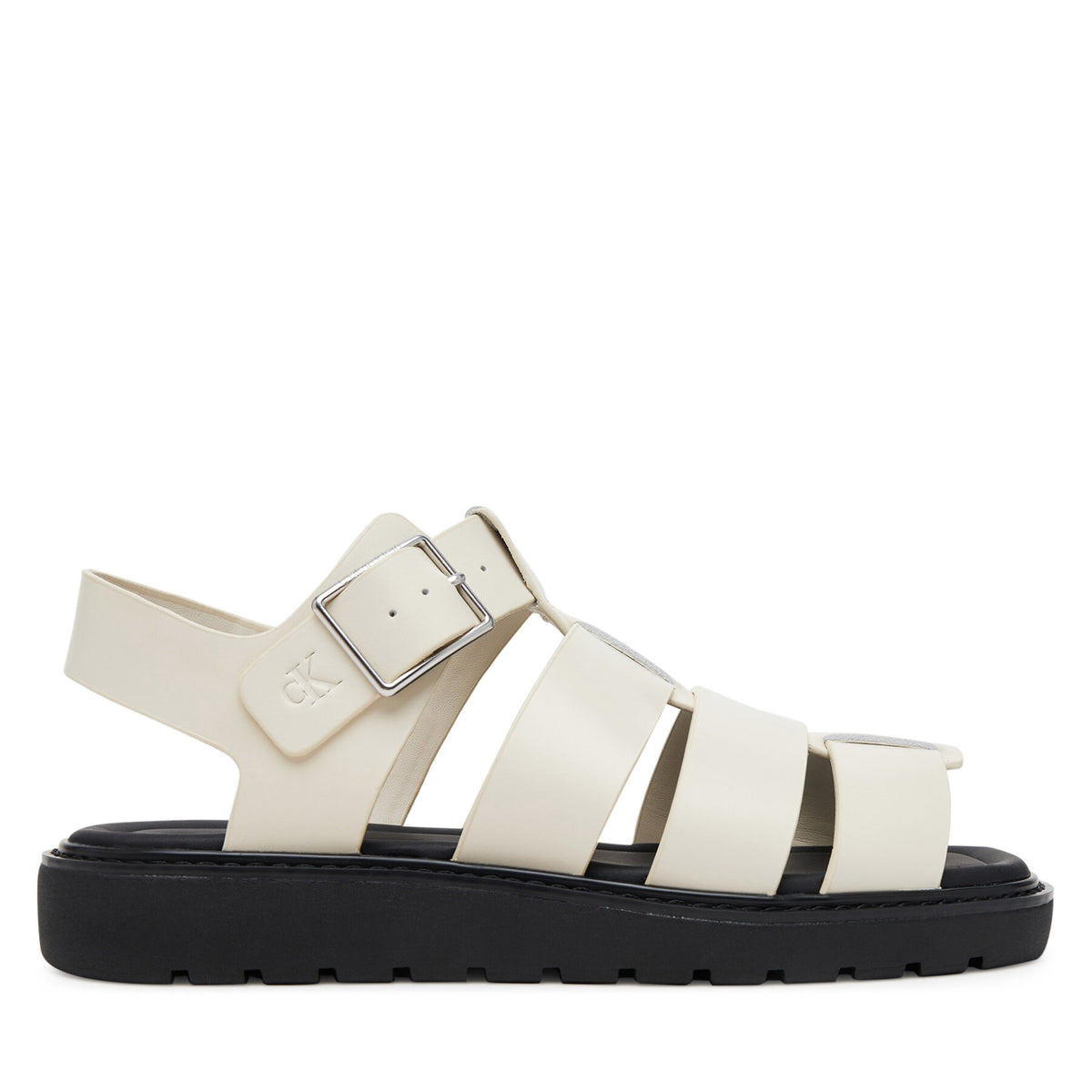 Calvin Klein Jeans Сандали Sq Molded Sdl Fisherman Mg Wn YW0YW01700 Екрю