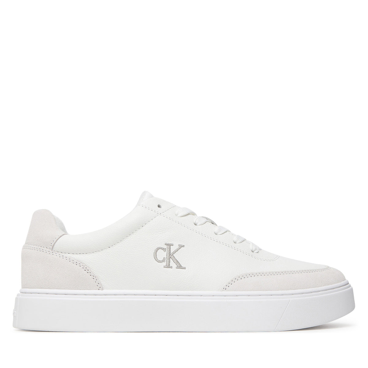 Calvin Klein Сникърси Classic Cups Oxf Tmb Lth-Su Tc HM0HM02354 Бял