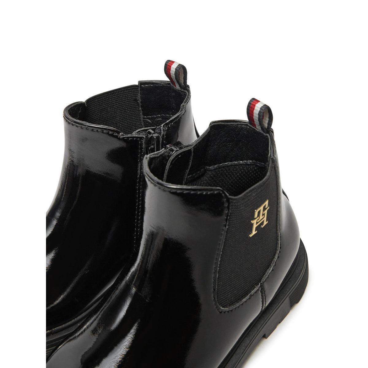 Tommy Hilfiger Боти Chelsea Boot T1A5-33563-0343 M Черен