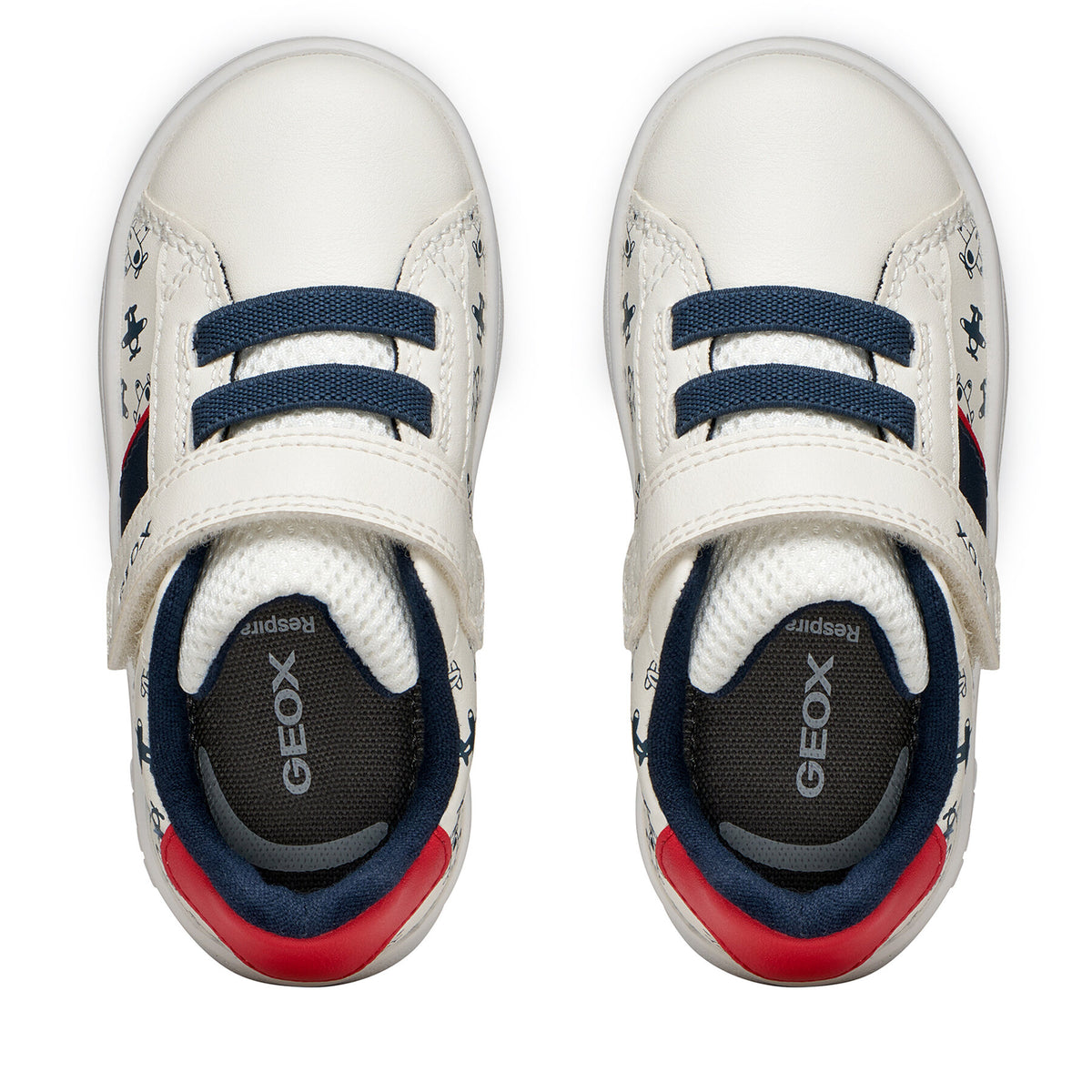 Geox Сникърси B Eclyper Boy B455LA 000BC C0085 Бял