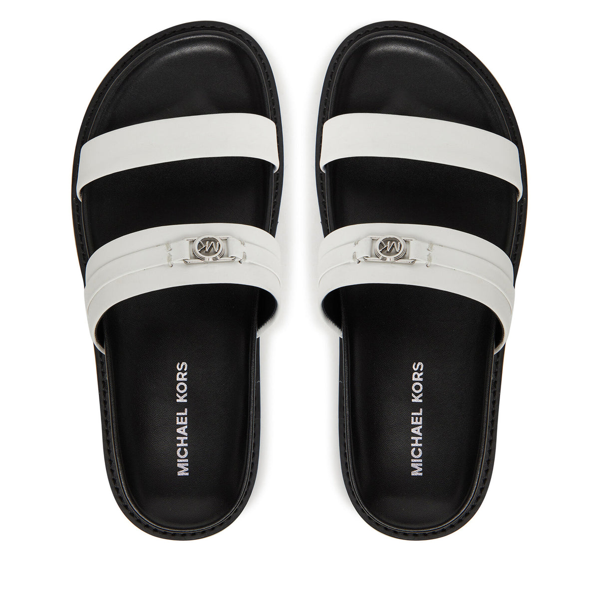 MICHAEL Michael Kors Чехли Mandy Flat Sandal 40S5MAFS2L Бял