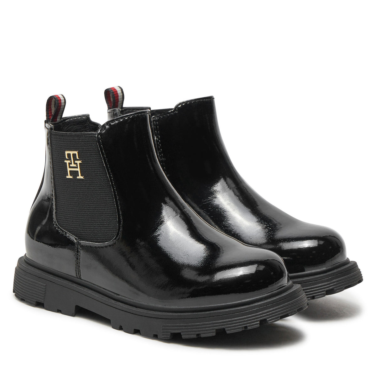 Tommy Hilfiger Боти Chelsea Boot T1A5-33563-0343 M Черен