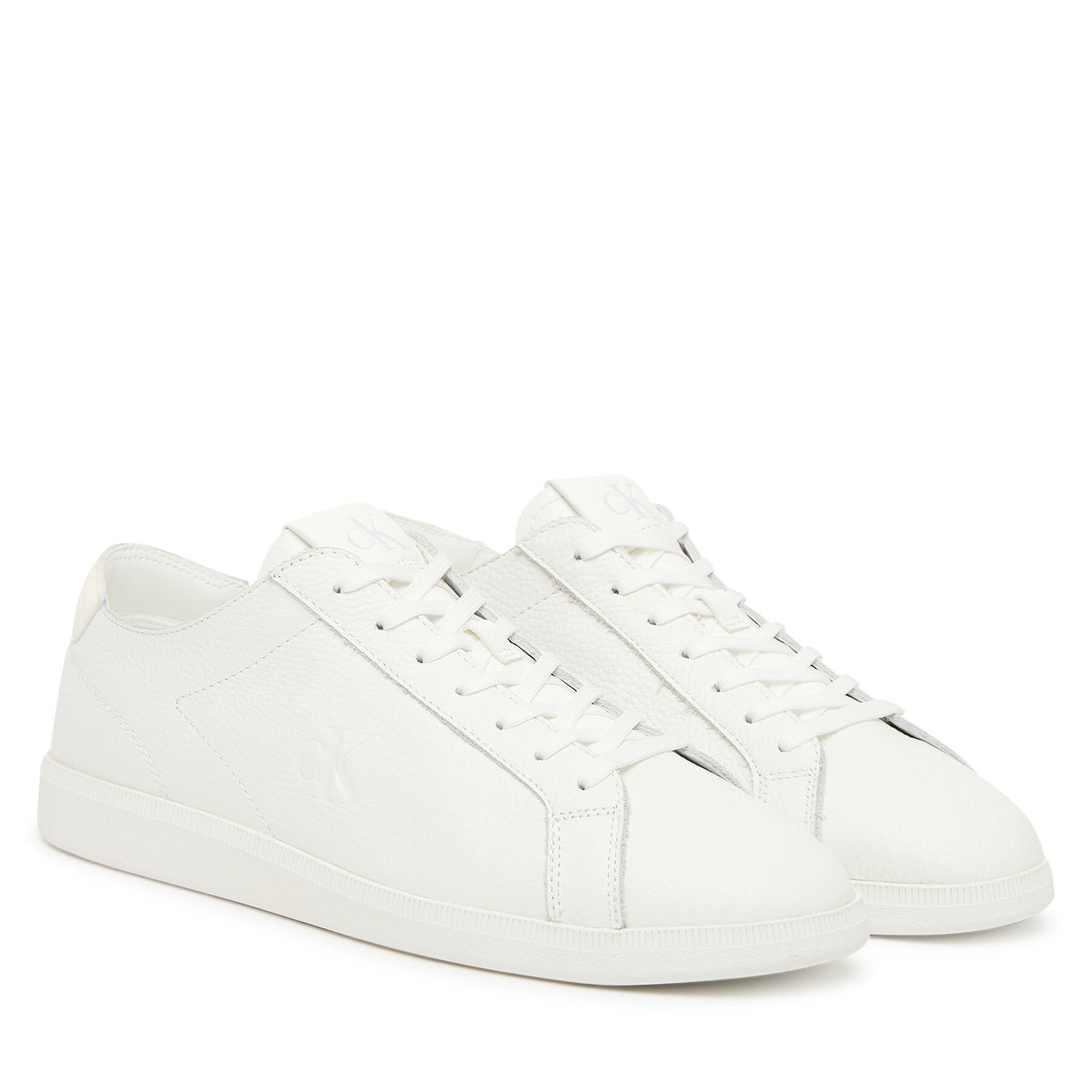 Calvin Klein Jeans Сникърси Low Profile Cupsole Tmb Lth YM0YM01331 Бял