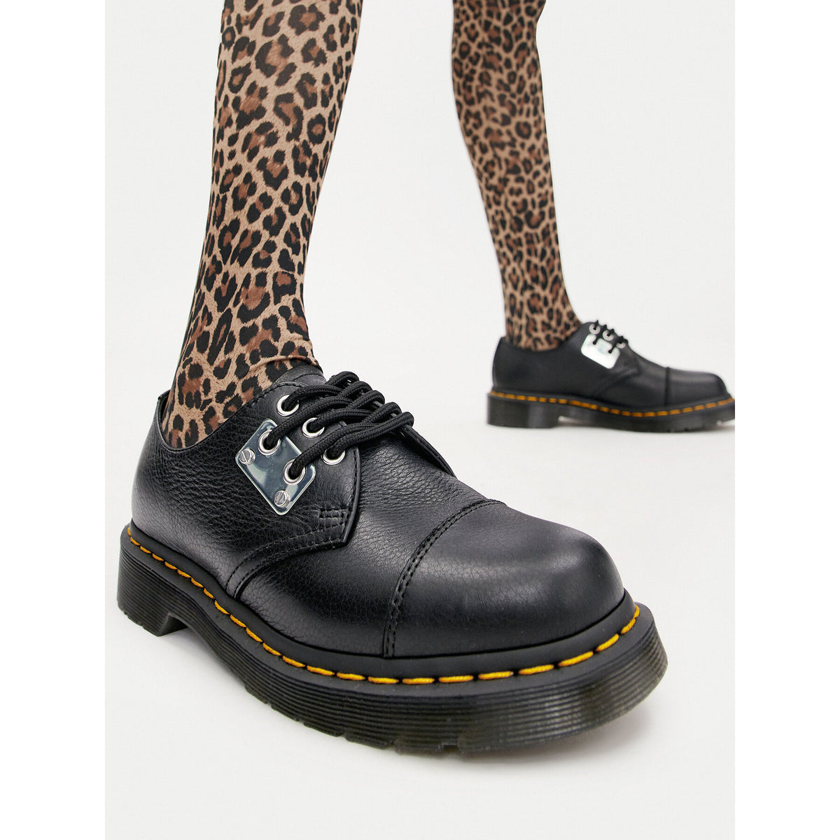 Dr. Martens Кубинки 1461 Metal Plate 31684001 Черен