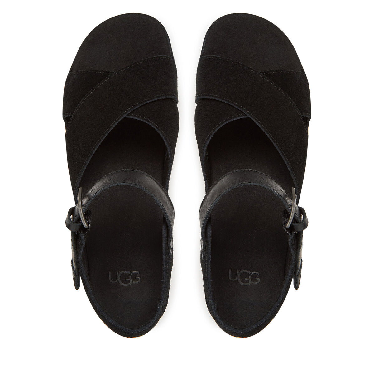 Ugg Еспадрили W Aubrey Ankle Strap 1167471 Черен