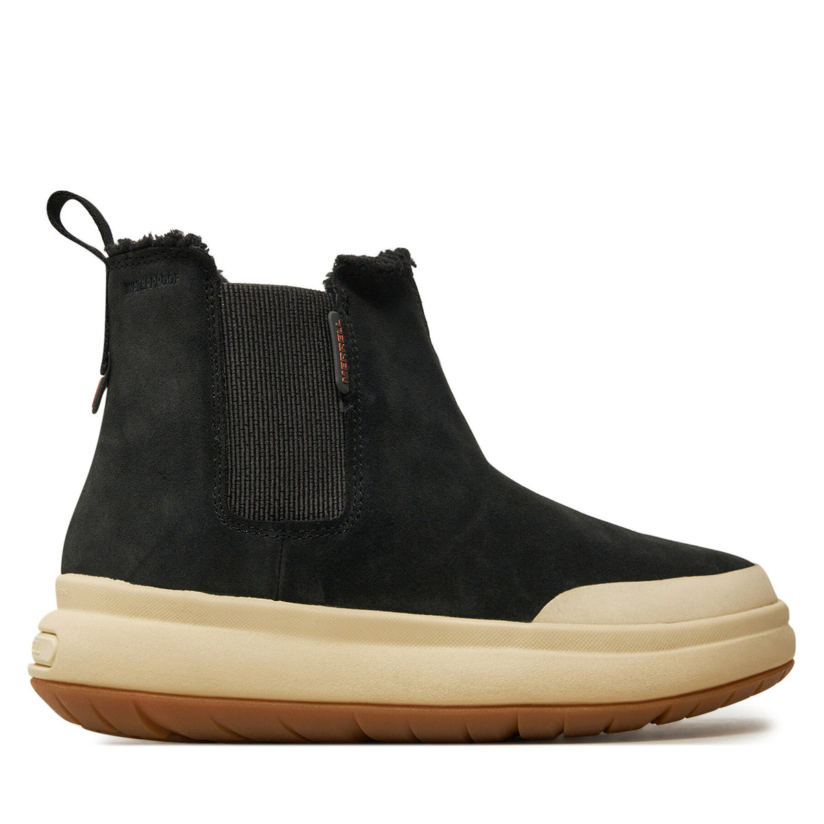 Merrell Боти Marquette Thermo Pull On Wp J007064 Черен