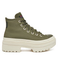 Converse Кецове Chuck Taylor All Star Lugged Heel Platform Waterproof A11163C 306 Зелен