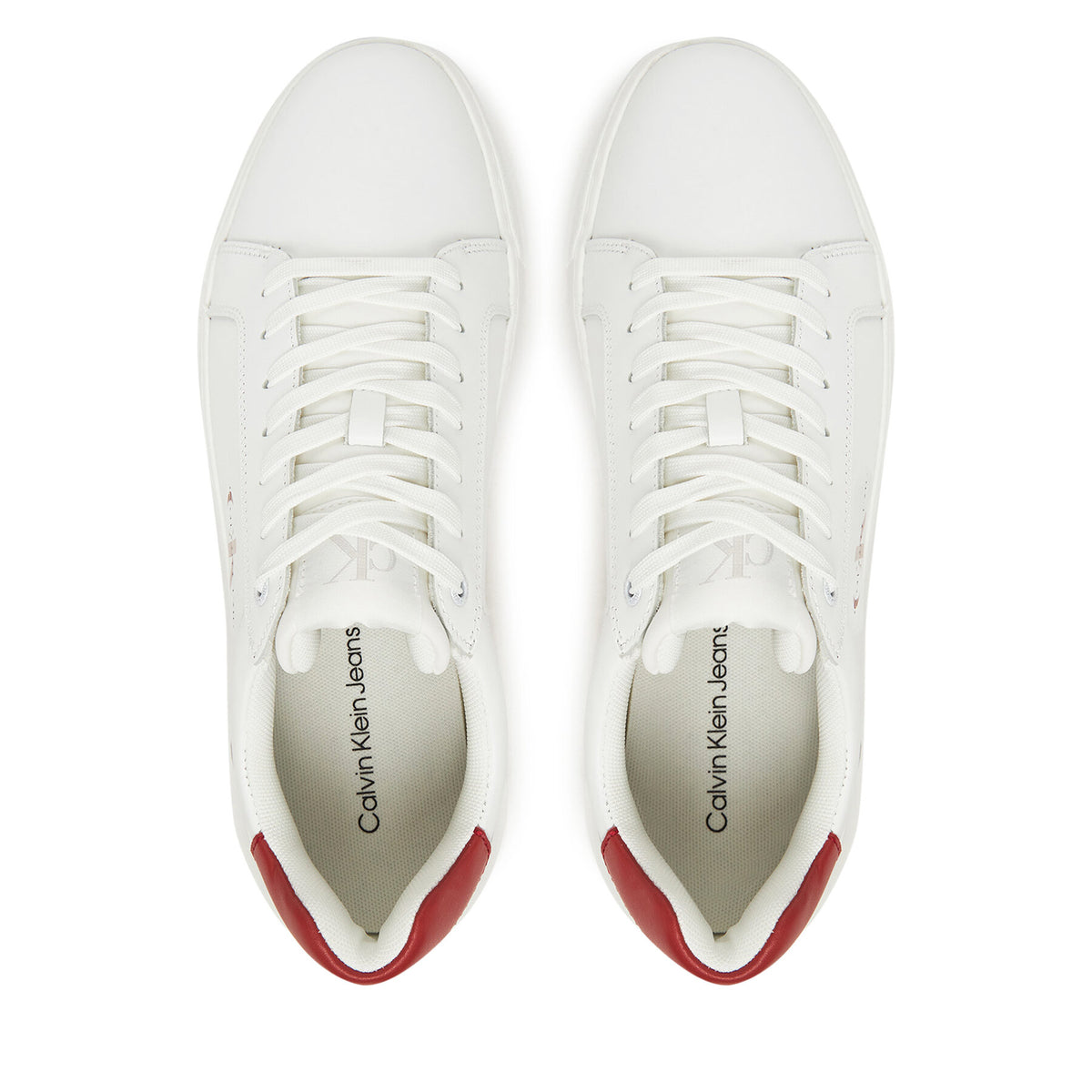 Calvin Klein Jeans Сникърси Chunky Cupsole Monologo YM0YM01317 Бял