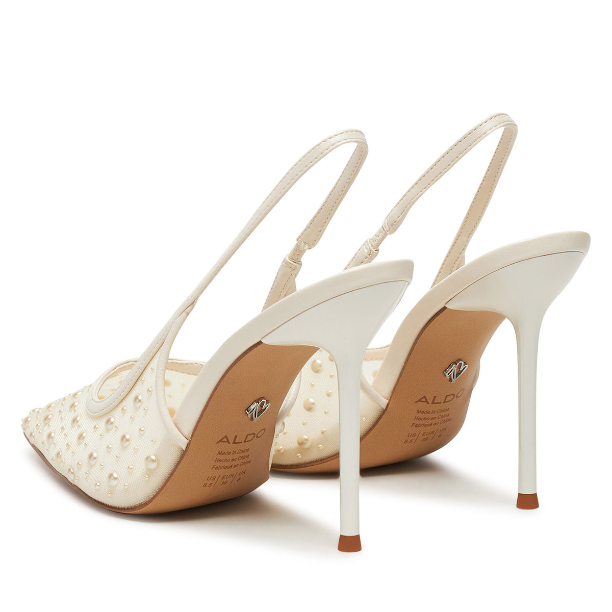 Aldo Сандали Pearlescent 13967481 Бял