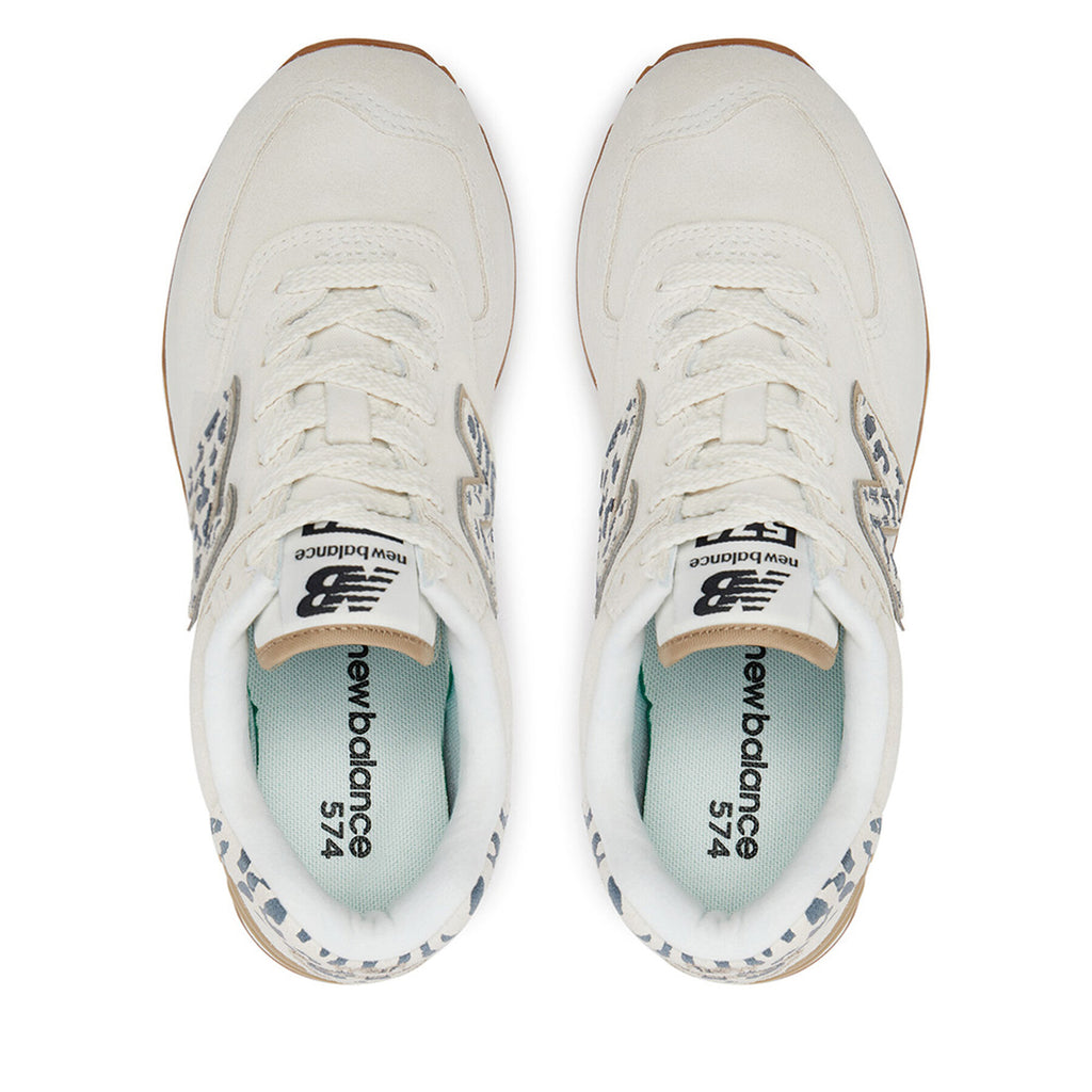 New Balance Сникърси WL574XD2 Екрю