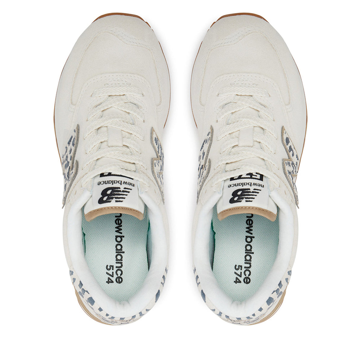 New Balance Сникърси WL574XD2 Екрю
