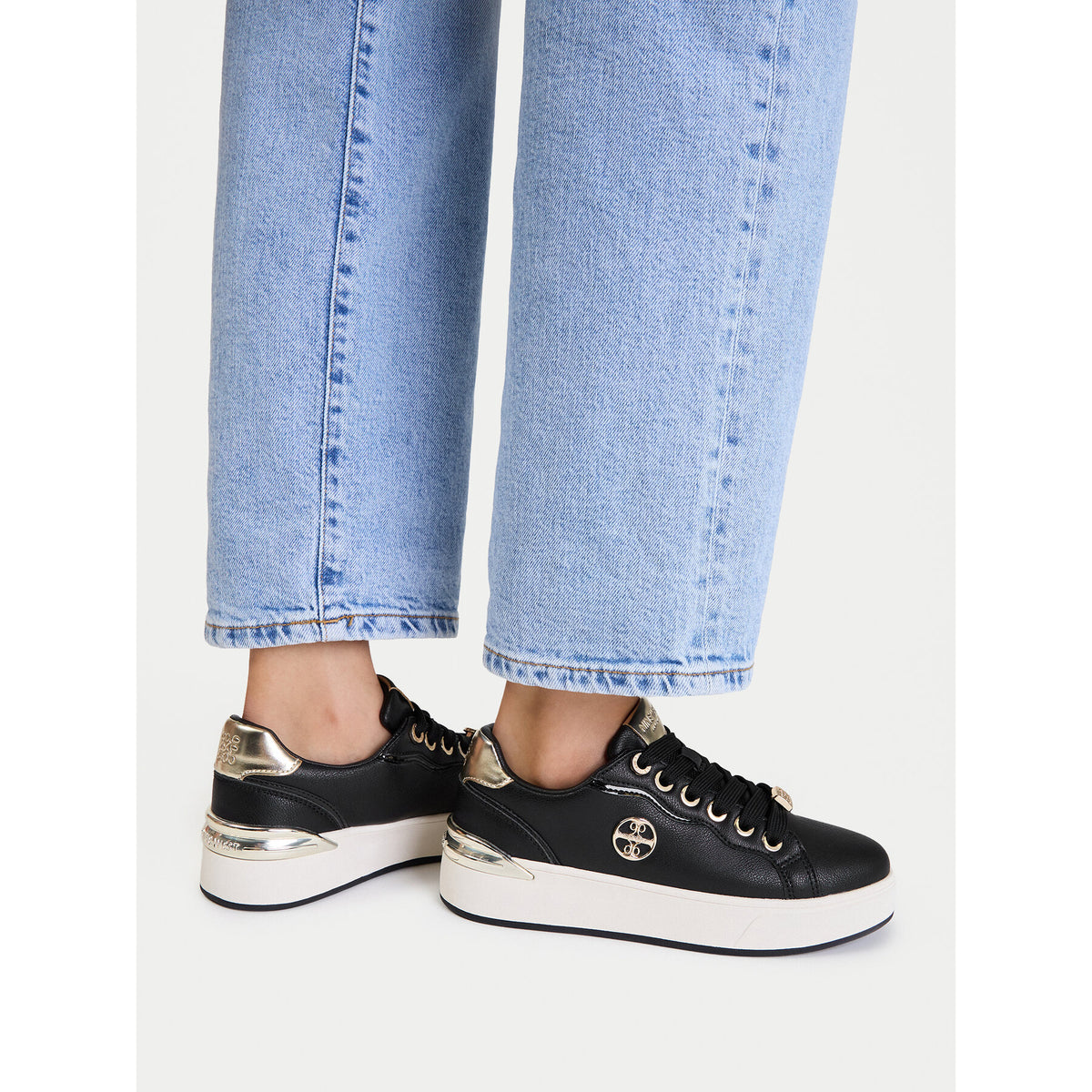 Nine West Сникърси CEO-RLY-N2602 Черен