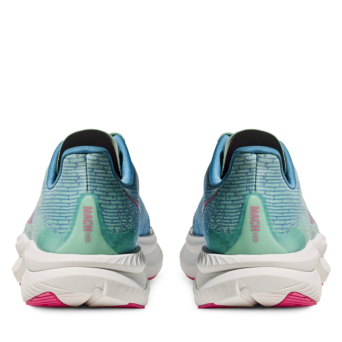Hoka Маратонки за бягане Mach 6 Fille 1147553 Светлозелен