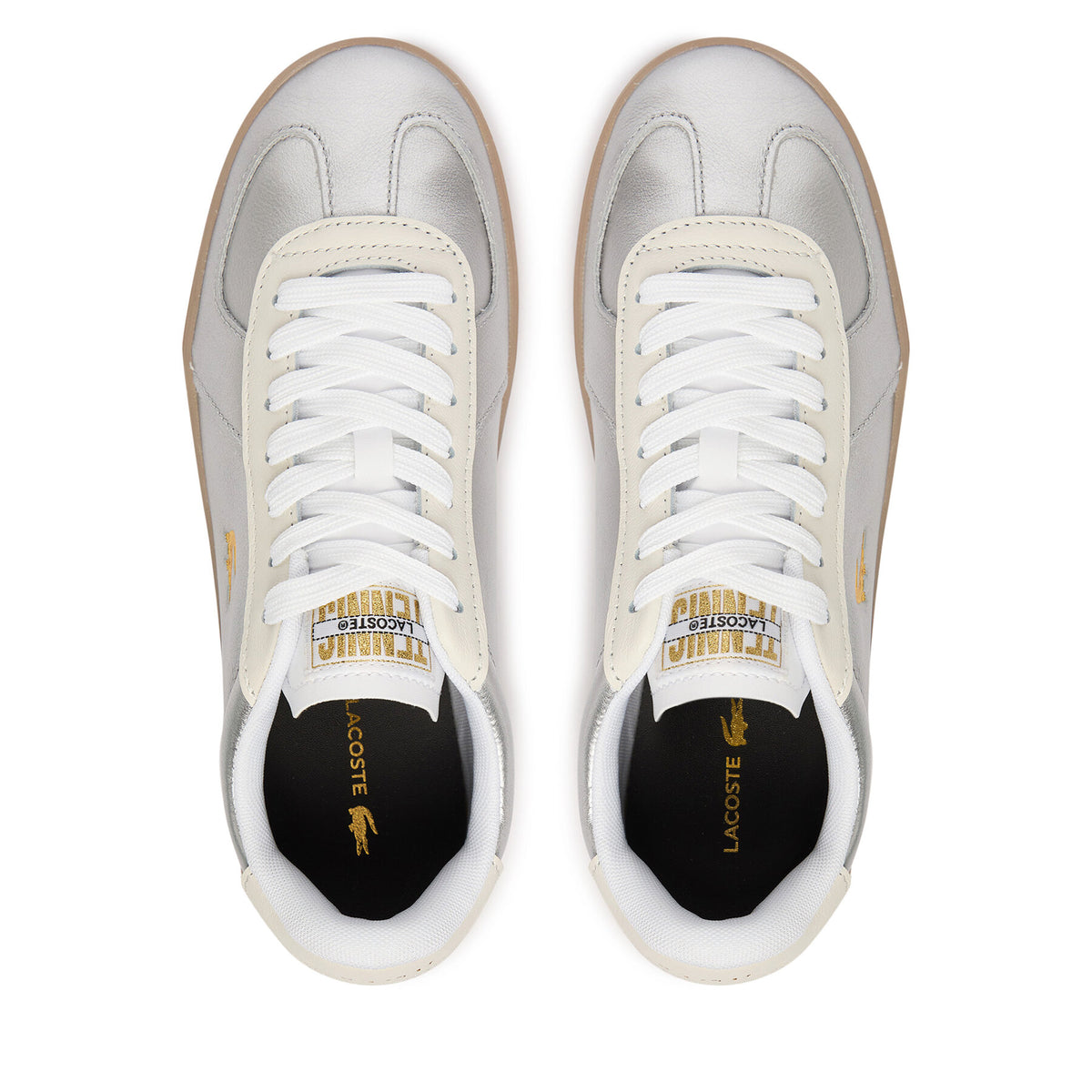 Lacoste Сникърси Baseshot 50SFA0031 Сребрист