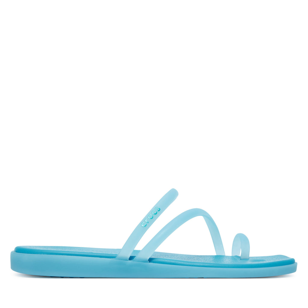 Crocs Джапанки Miami Frosted Toe Loop 211253 Син
